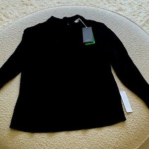 Satin black top from GHOST UK